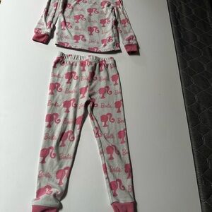Barbie Kids Pajama Set - Pink and Gray